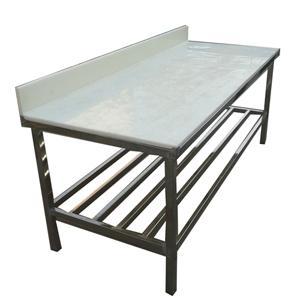 SUS304 Stainless Steel Cutting Worktable for Food Factory
