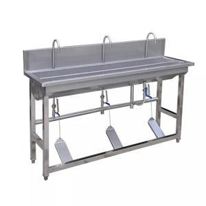 SUS304 Stainless Steel Foot Operated Disinfection and Washing Sink