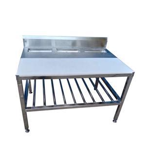 SUS304 Stainless Steel Meat Processing Worktable for Food Factory
