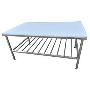 SUS304 Stainless Steel PE board Worktable for Food Factory